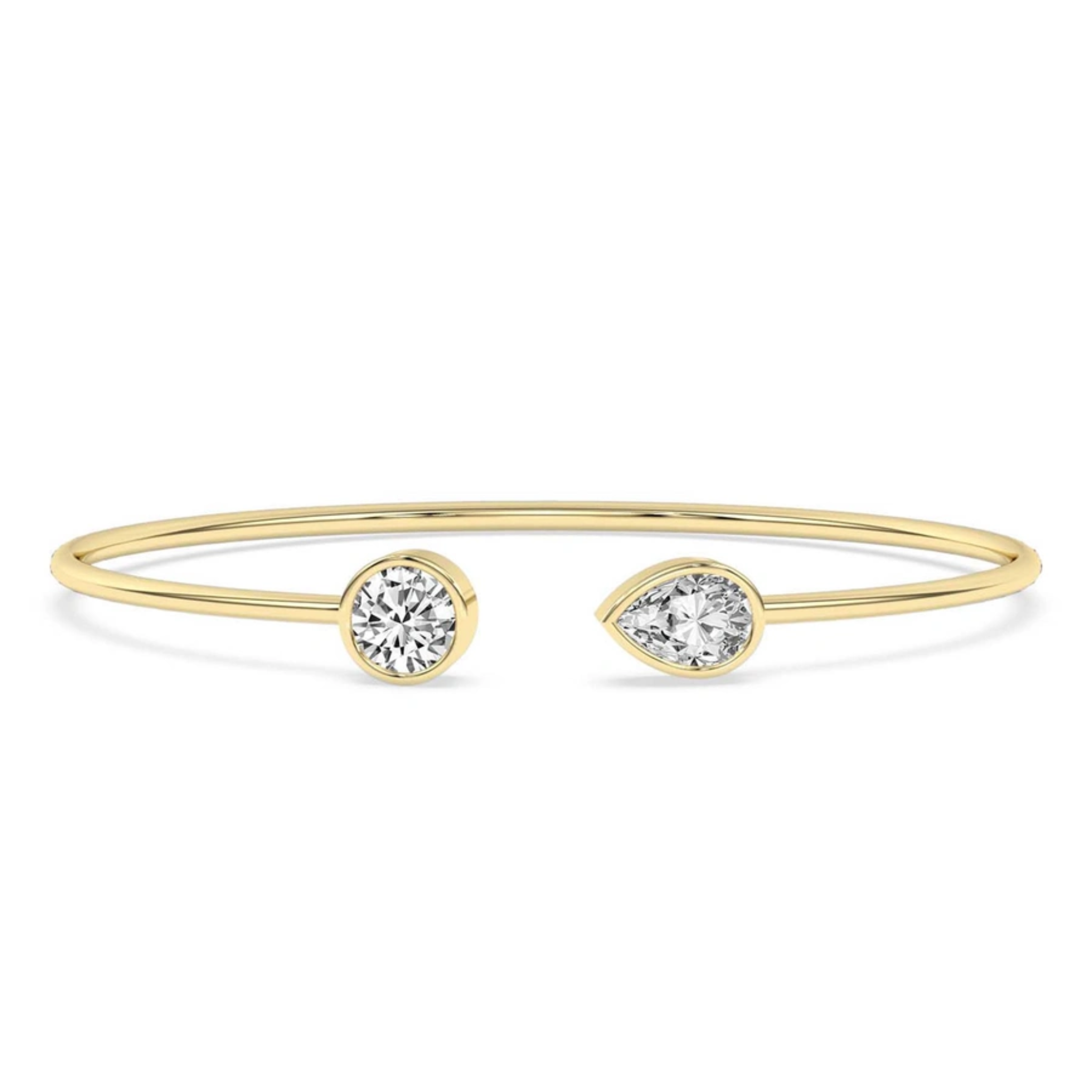 Aurea Flexi Lab Diamond Bangle Bracelet