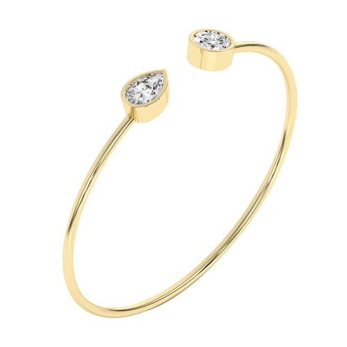 Aurea Flexi Lab Diamond Bangle Bracelet