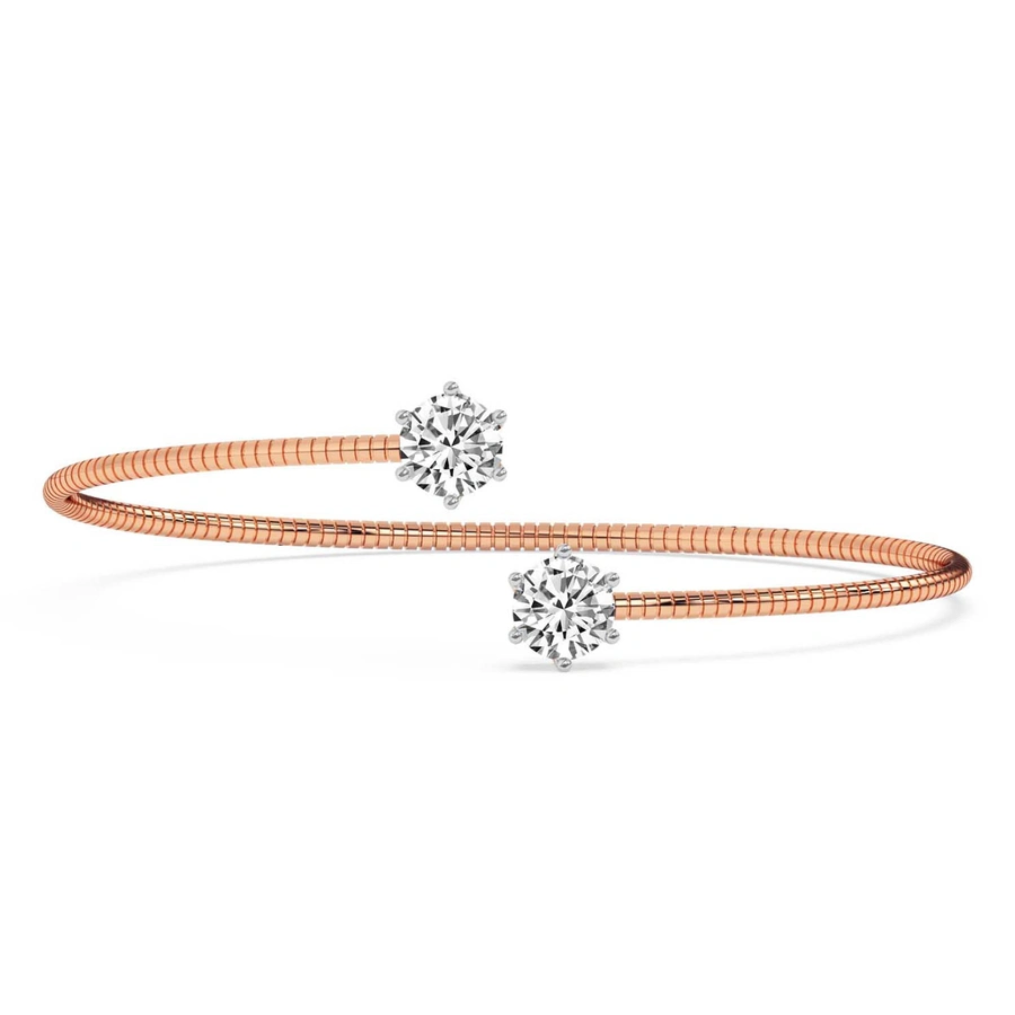 Elora Flexi Lab Diamond Bangle Bracelet