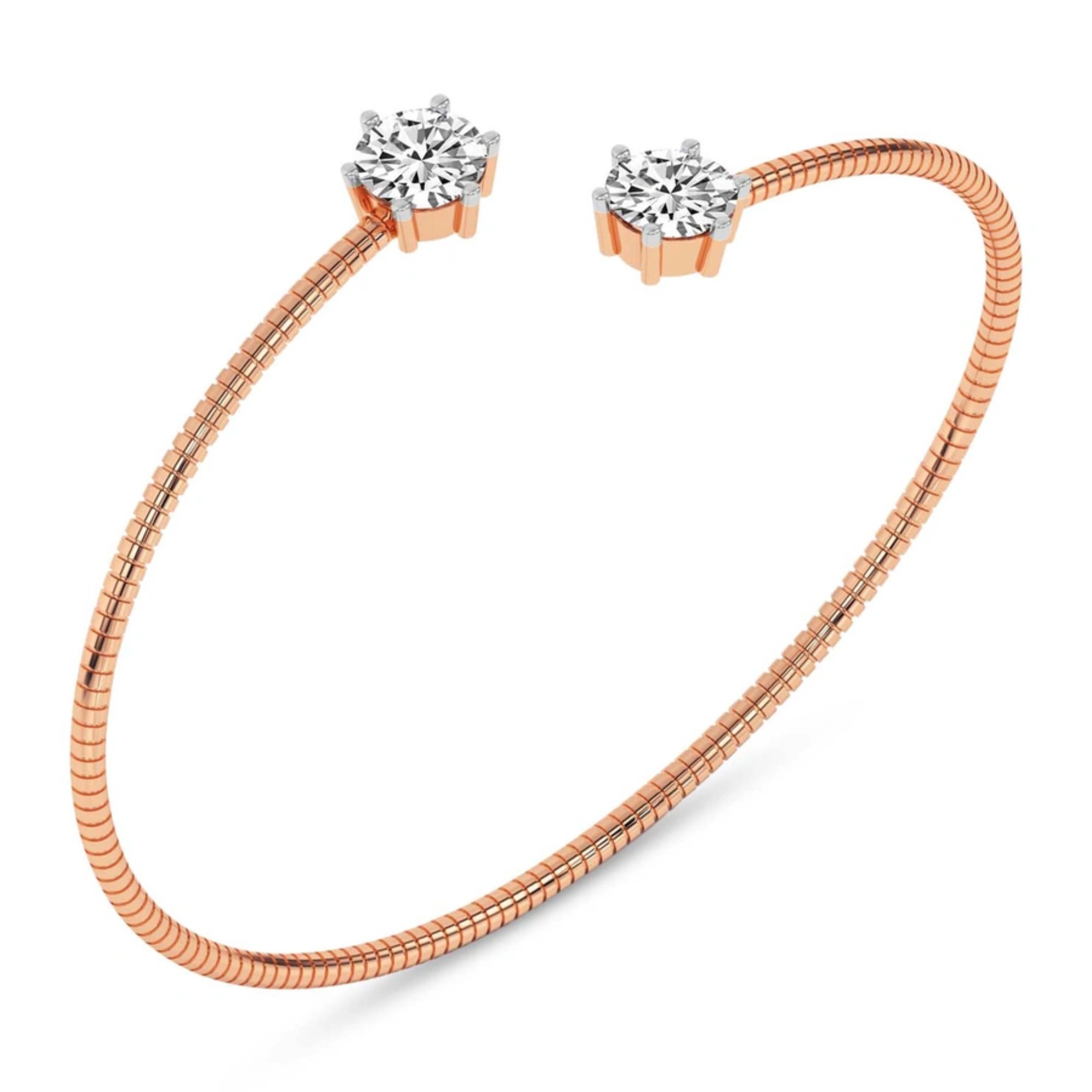 Elora Flexi Lab Diamond Bangle Bracelet